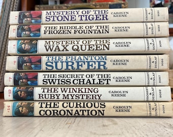 The Dana Girls Mystery Stories by Carolyn Keene - Vintage 1970s Grosset & Dunlap Hardcover Books - 70s YA Fiction
