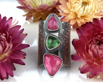 The Gathering Light - Tourmaline Sterling Silver Ring