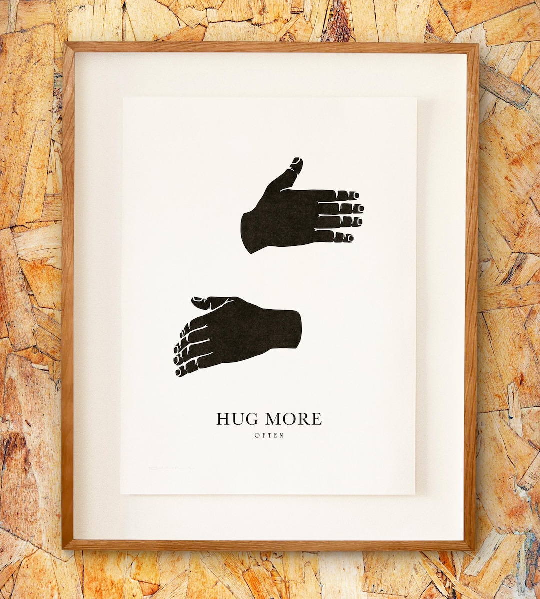 Hug More Art Print, Signed & Numbered - Etsy
