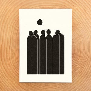 Abraço Ouça Suporte (5x7 Art Card Single)