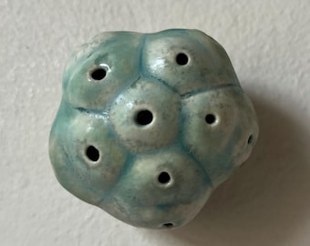Ceramic Wall Art Light Blue Sea Spore Pod 8