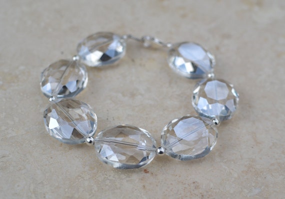 Chunky shop crystal bracelet