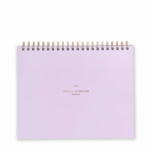 Weekly Overview Planner // Weekly Organizer, Weekly Planner, Weekly Agenda, Organization, Mindful Planning, Undated Planner