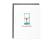 The Perfect Match Letterpress Card