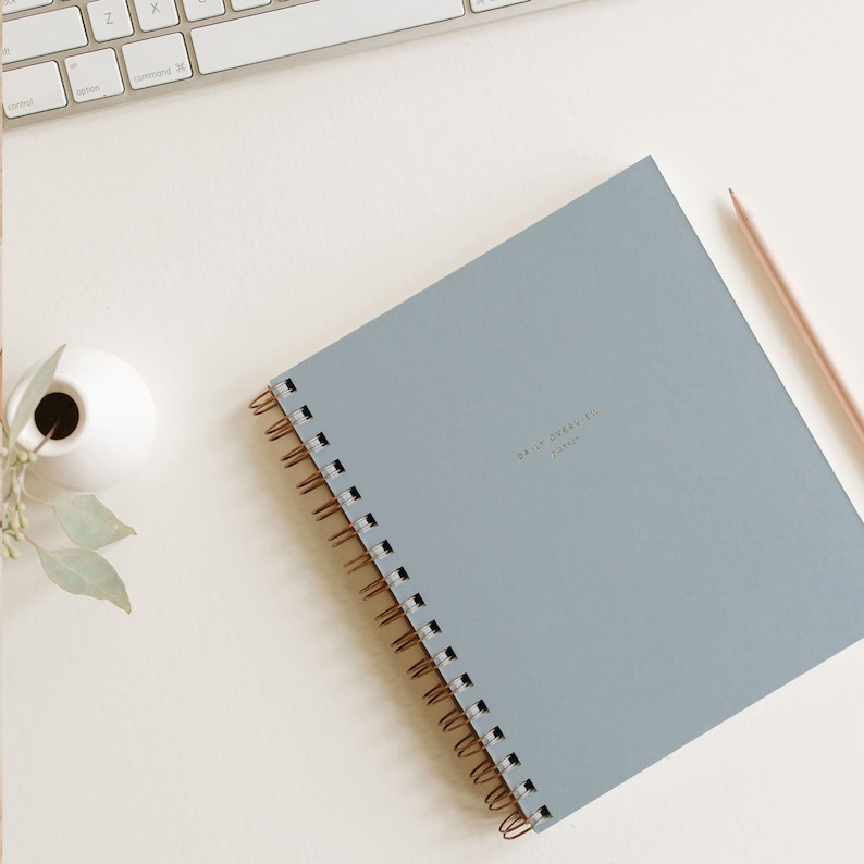 Daily Overview Planner // Daily Planner, Notebook, Mindful Planning, Undated Planner, Daily Gratitude image 8