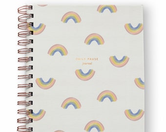 Daily Pause Journal // Gratitude Journal, Daily Journal, Journal Prompts, Mindfulness Journal, Daily Gratitude