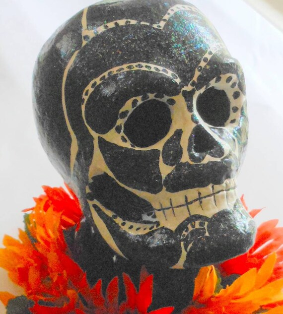 Items similar to Dia de los Muertos, Day of the Dead, Halloween, Skull