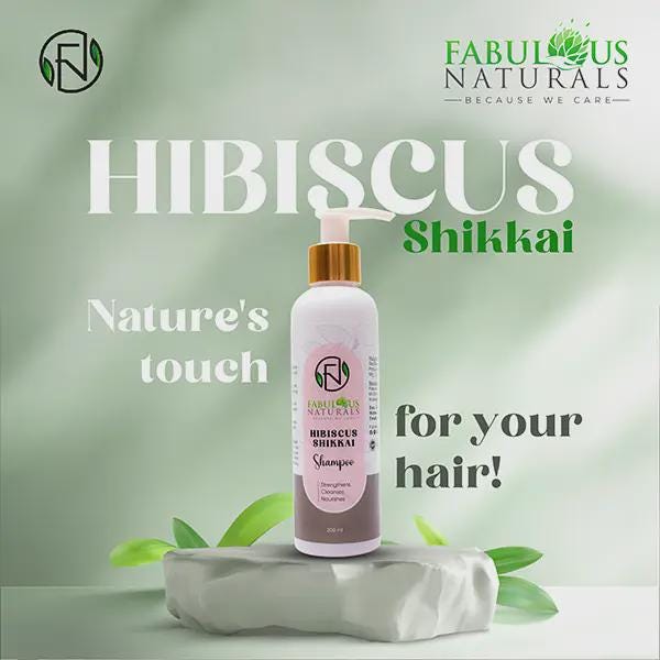 Hibiscus Shikkai Herbal Shampoo