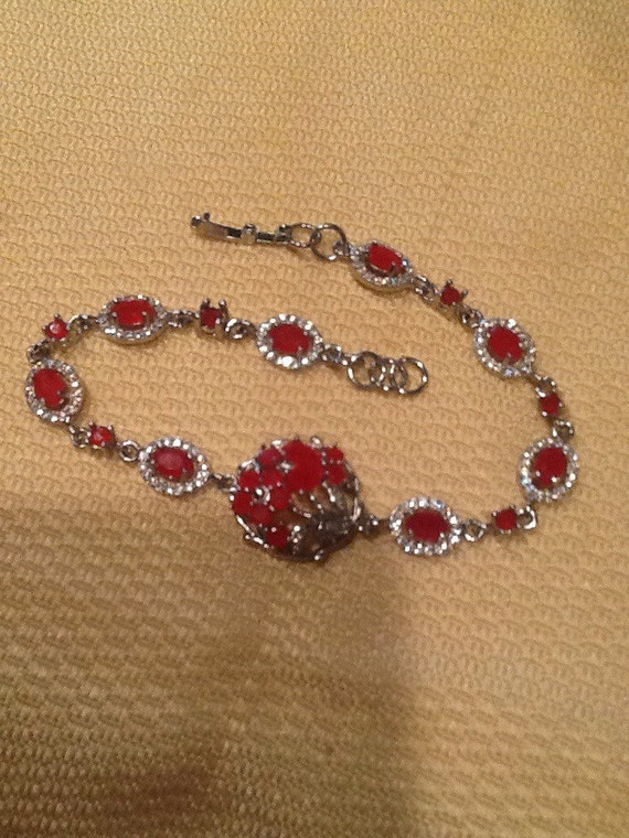 Ornate Ruby Bracelet