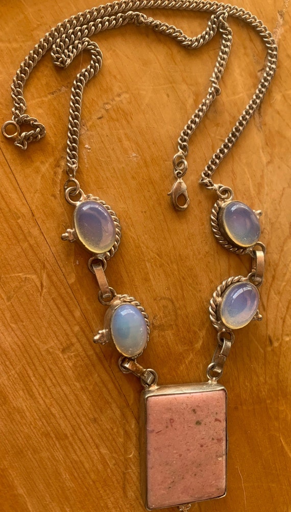 Jasper and Moonstone in Silver