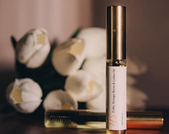 Natural Lash & Brow Oil Serum, Castor Blend for Fuller-Looking Lashes