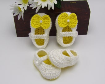 Best Ever Crochet Mary Jane Baby Shoes