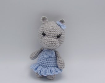 Crochet Little Miss Hippo Doll Amiguruni