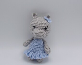 Crochet Little Miss Hippo Doll Amiguruni