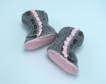 crochet wrap around booties