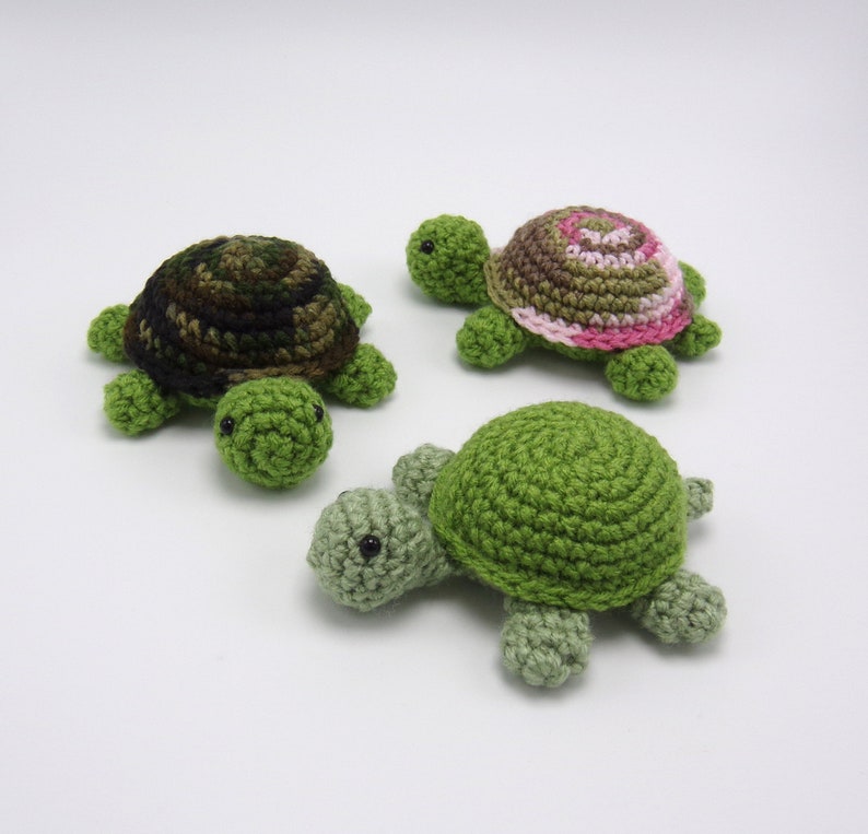 Turtle Pet Crochet Amigurumi image 1