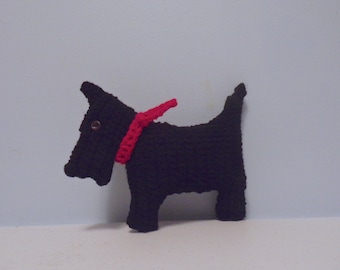 Crochet Scottie Dog - Little Hands Stuffed Animal