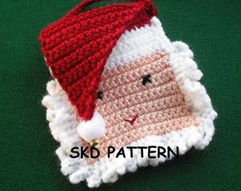 Christmas Santa Handbag pdf Crochet Pattern