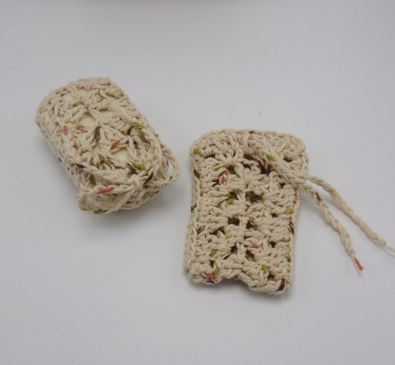 Soap Saver Gift Bag or Sachet Bag pdf Crochet Pattern instant dowload image 4