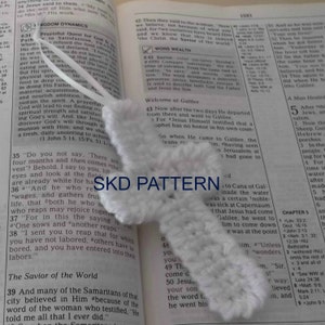 Crochet Cross Bookmark Decoration or Applique PATTERN