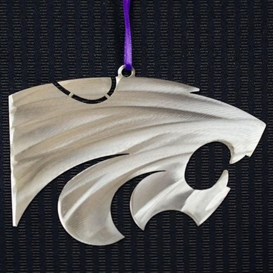 Kansas State Purple Powercat Stud Earring main image 1