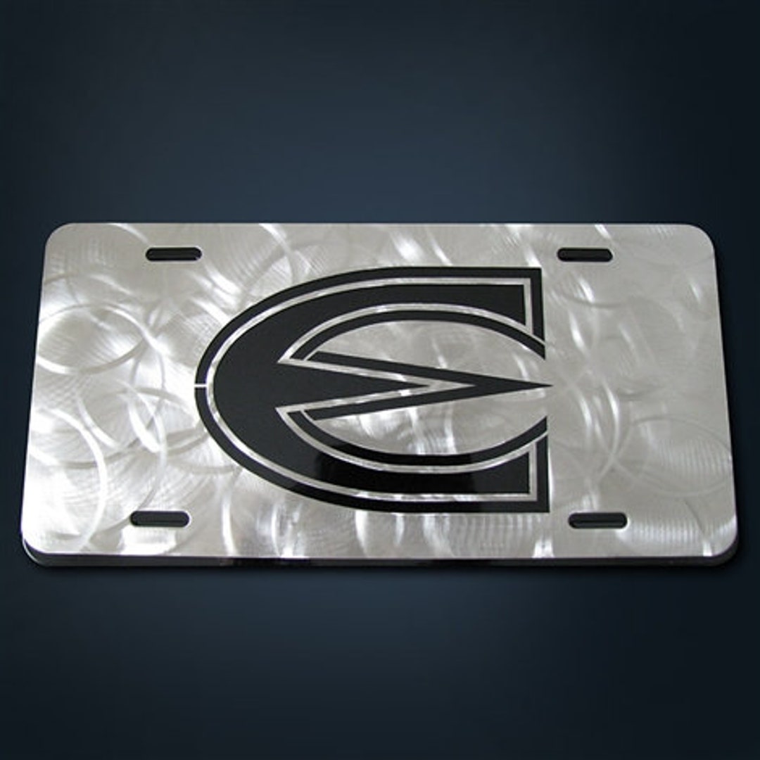 Emporia State University Stainless Steel Car Tag License Plate Etsy