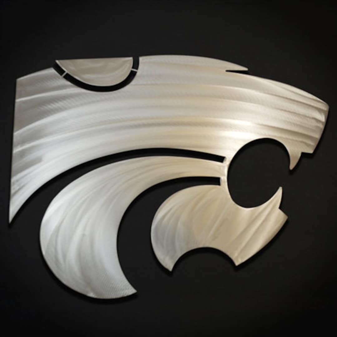 Kansas State University Stainless Steel Powercat Wall Art 12" - Etsy
