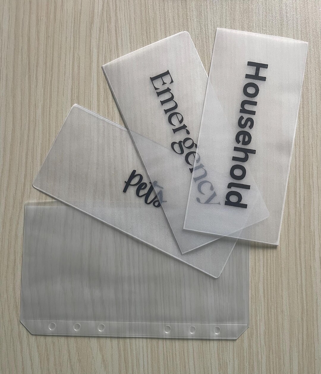 Custom A6 Cash Envelope Inserts, Matte or Glossy, Set of 3 - Etsy