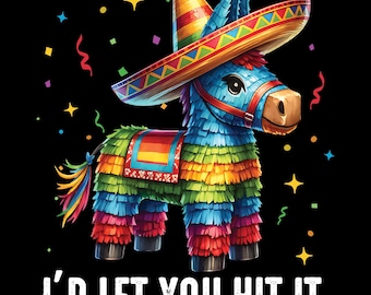 Funny Piñata PNG: Cinco de Mayo Sublimation Design (Digital Download)