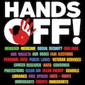 5 Hands Off Protest PNG \u2013 Social Security, Medicare, & Public Protection Digital Design, Protest Shirt, Political Statement, Activism Art,