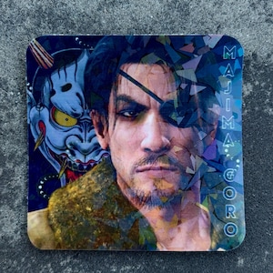 Majima Goro - 3&quot; Holographic Sticker