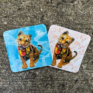Goro (the Tiger) - 3&quot; Holographic Stickers