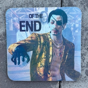 Majima Of The End - 3&quot; Holographic Sticker
