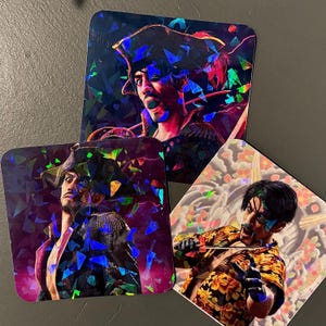 Majima Goro Pirate Yakuza in Hawaii - 3&quot; Stickers