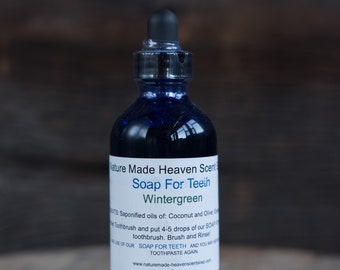 Soap For Teeth, All Natural, No Fluoride, No glycerin, Xylitol