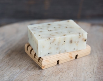 Peppermint Bar Soap 5.5 oz. All Natural, Cold Process, Essential Oil, Handmade