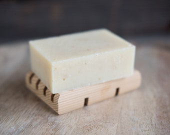 Reminisce Bar Soap 5.5 oz. Cold Process, Sandalwood, Patchouli, Oatmeal, Handmade
