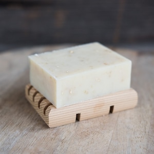 Oatmeal Bar Soap 5.5 oz. All Natural, Cold Process, Unscented, Handmade, Baby Soap, Eczema, Psoriasis