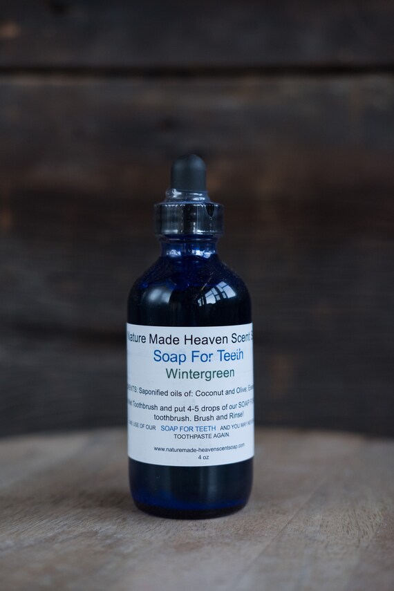 Soap For Teeth, All Natural, No Fluoride, No glycerin, Xylitol