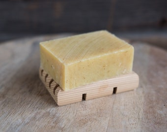 Lemongrass Soap 5.5 Oz. All Natural Bar Soap, Cold Process, Handmade