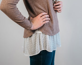 chiffon top extender
