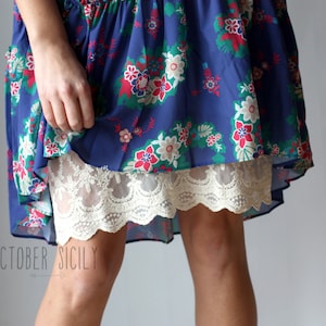 F2- Lace Slip, Dress & Skirt Extender *Style 2* FULL SLIP S-4XL  and Tall sizes