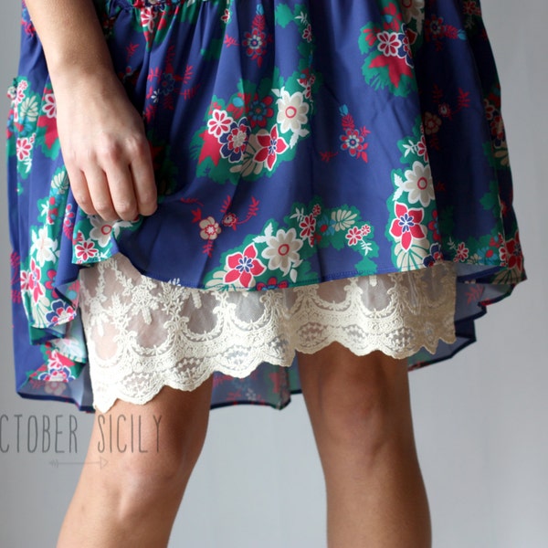 FGBF Skirt Extender Dress Woen Slip Dresses Under Lace Cotton