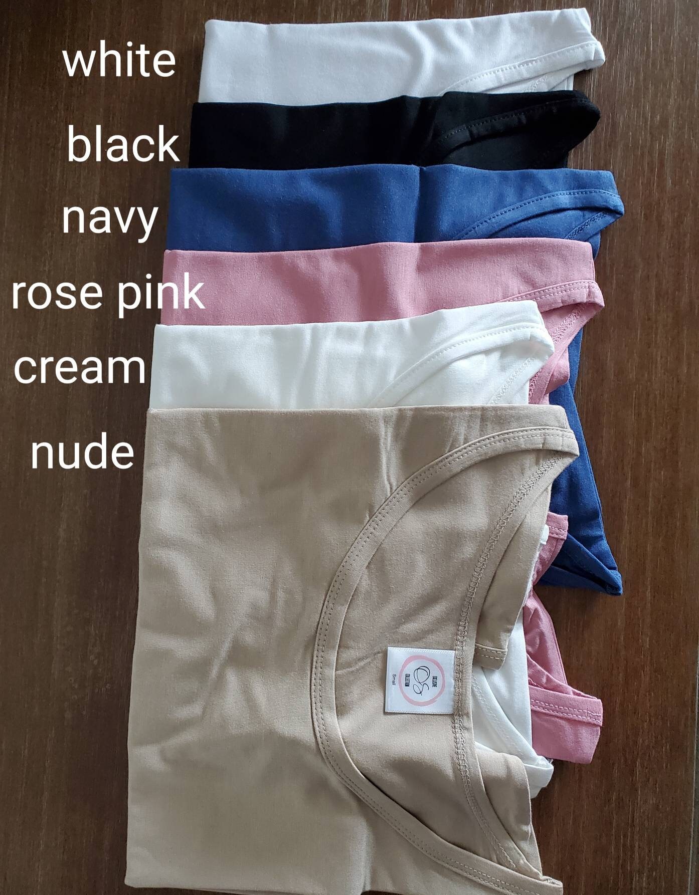 Layering Half Tee Crop Tee Modesty 