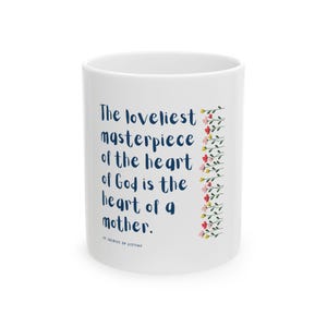 St. Therese of Lisieux Mug | Catholic Mom Gift | Catholic Baby Shower Gift | Gift for Catholic Mother | St. Therese Gift | Cute Catholic Mug