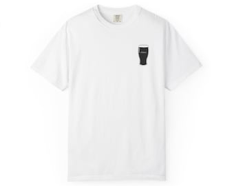 Minimalist Sláinte Pint Glass T-Shirt | Irish Drinking Shirt | Guinness Beer Lover Gift | Beer Lover Gift | Minimalist Beer Tee | Pint Gift