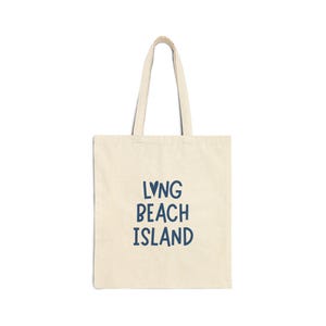 Long Beach Island Heart Tote Bag | Long Beach Island | LBI Beach Bag | Jersey Shore Tote | LBI New Jersey | Long Beach Island Tote Bag | LBI