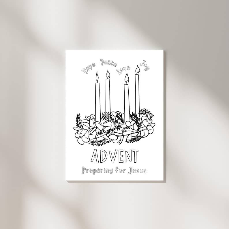Advent Coloring Page Printable - Il 794xN.6452024762 Q2gg 
