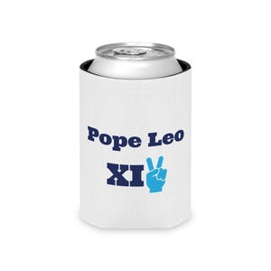 Pope Leo XIV Villanova Koozie | Villanova Can Cooler | Villanova Koozie | Villanova Tailgate | Villanova Pope | Pope Leo Villanova | Nova