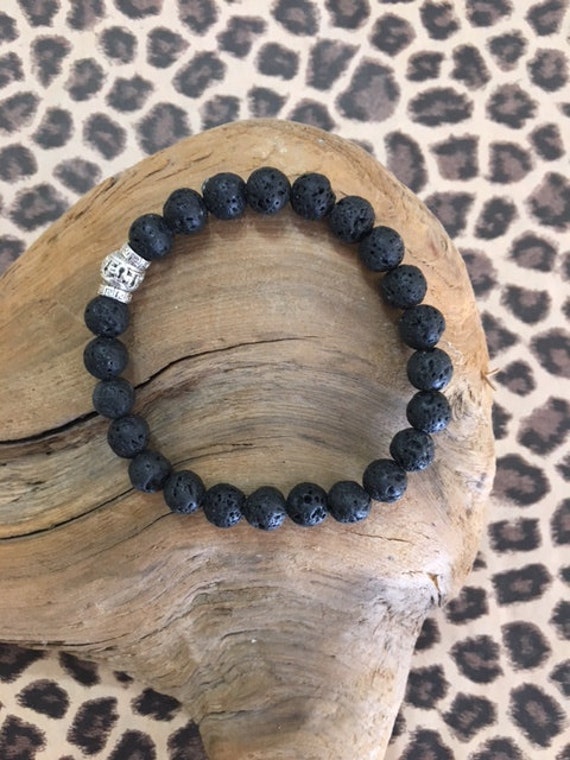 7 Chakra Pulsera Hombre Wome Roca Fundida Aceite Esencial 7 Chakra Pulsera Hombre Wome Roca Fundida Aceite Esencial
